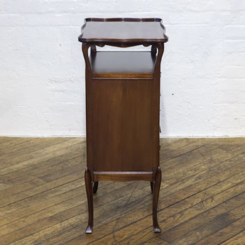 ART NOUVEAU MAHOGANY MUSIC CABINET - ADDITIONAL PHOTO 4