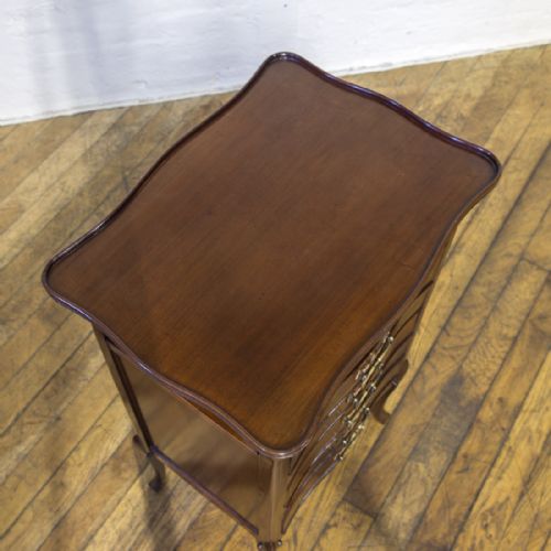 ART NOUVEAU MAHOGANY MUSIC CABINET - ADDITIONAL PHOTO 7