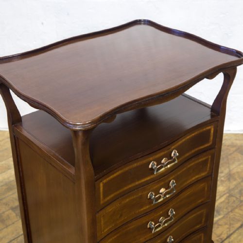 ART NOUVEAU MAHOGANY MUSIC CABINET - ADDITIONAL PHOTO 9