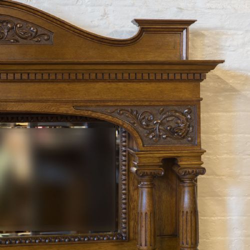 EDWARDIAN OAK SIDEBOARD - ADDITIONAL PHOTO 2