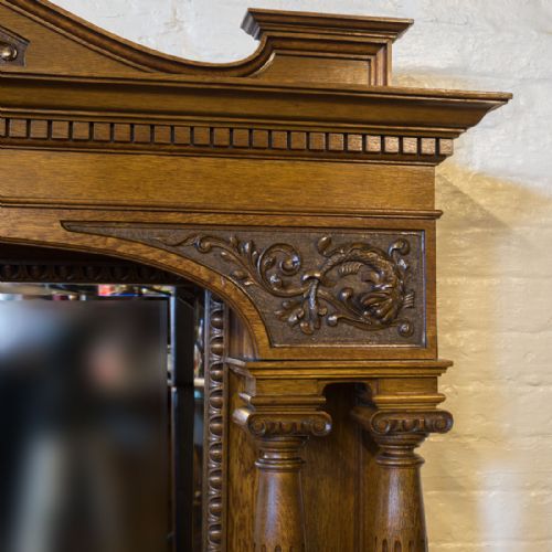 EDWARDIAN OAK SIDEBOARD - ADDITIONAL PHOTO 6