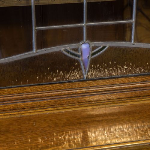 EDWARDIAN OAK BOOKCASE - ADDITIONAL PHOTO 8