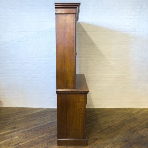 EDWARDIAN OAK BOOKCASE - ADDITIONAL PHOTO 16
