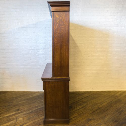 EDWARDIAN OAK BOOKCASE - ADDITIONAL PHOTO 19