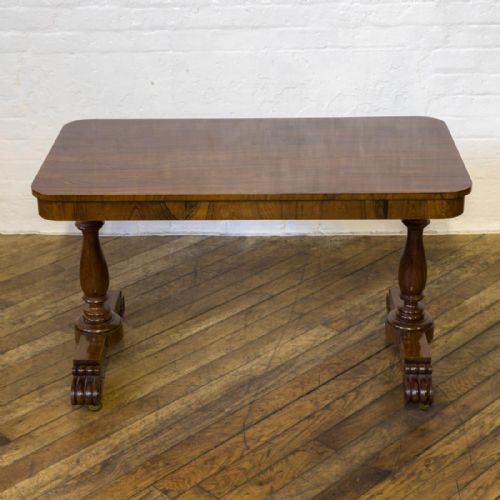 WILLIAM IV ROSEWOOD LIBRARY TABLE - ADDITIONAL PHOTO 1