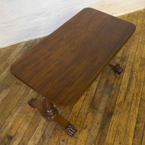 WILLIAM IV ROSEWOOD LIBRARY TABLE - ADDITIONAL PHOTO 5