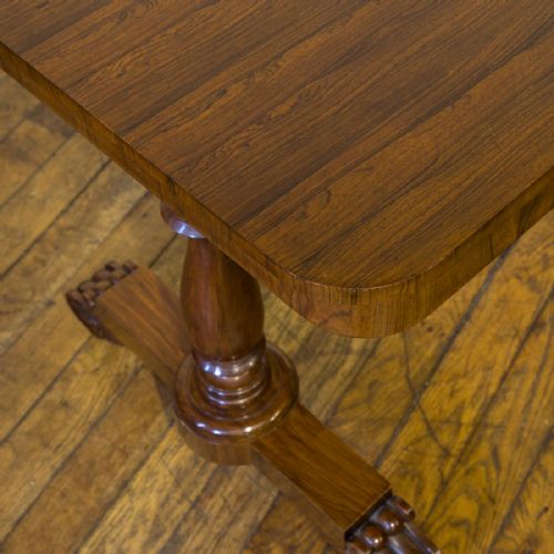 WILLIAM IV ROSEWOOD LIBRARY TABLE - ADDITIONAL PHOTO 6