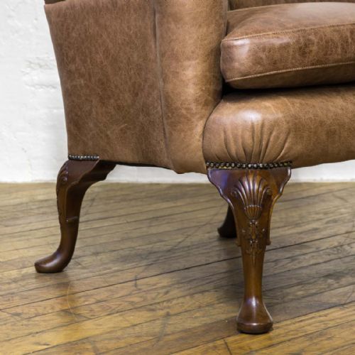 EDWARDIAN WINGED ARMCHAIR - ADDITIONAL PHOTO 1