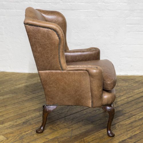 EDWARDIAN WINGED ARMCHAIR - ADDITIONAL PHOTO 3