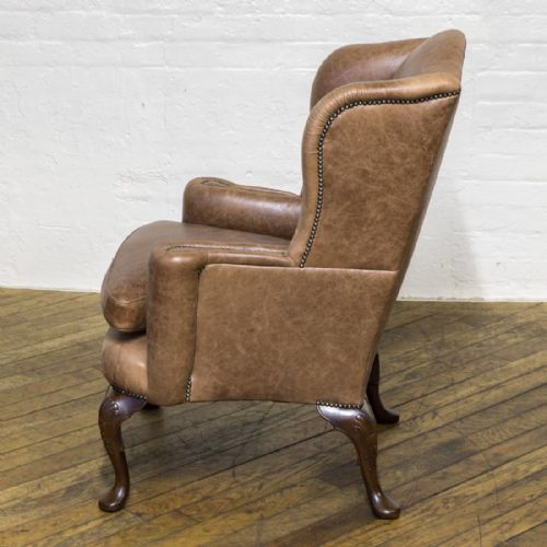 EDWARDIAN WINGED ARMCHAIR - ADDITIONAL PHOTO 5