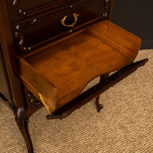 EDWARDIAN MAHOGANY MUSIC CABINET BY MACK HAMILTON - ADDITIONAL PHOTO 10