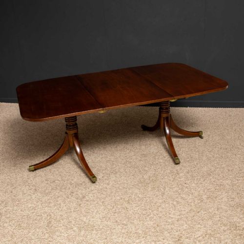 regency revival mahogany dining table - CATEGORY: ANTIQUE TABLES - DATED EDWARDIAN