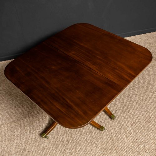 REGENCY REVIVAL MAHOGANY DINING TABLE - ADDITIONAL PHOTO 11