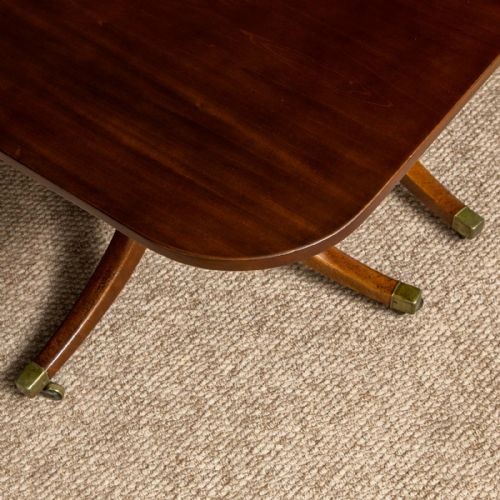 REGENCY REVIVAL MAHOGANY DINING TABLE - ADDITIONAL PHOTO 12