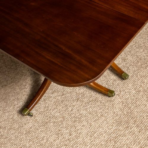 REGENCY REVIVAL MAHOGANY DINING TABLE - ADDITIONAL PHOTO 13