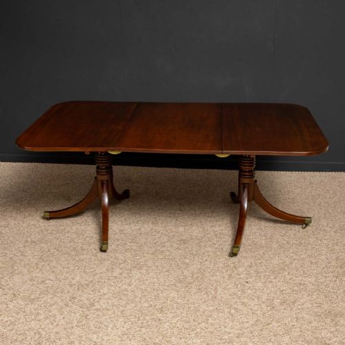 REGENCY REVIVAL MAHOGANY DINING TABLE - ADDITIONAL PHOTO 16