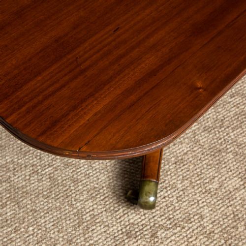 LARGE REGENCY REVIVAL MAHOGANY DINING TABLE - ADDITIONAL PHOTO 10