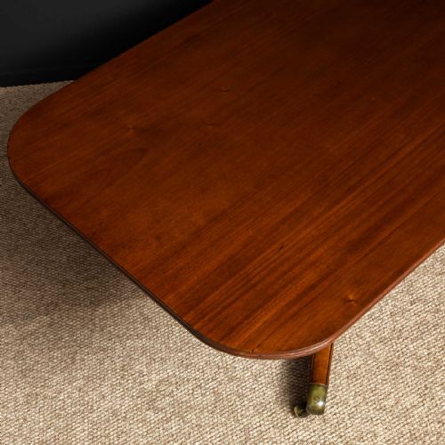 LARGE REGENCY REVIVAL MAHOGANY DINING TABLE - ADDITIONAL PHOTO 12