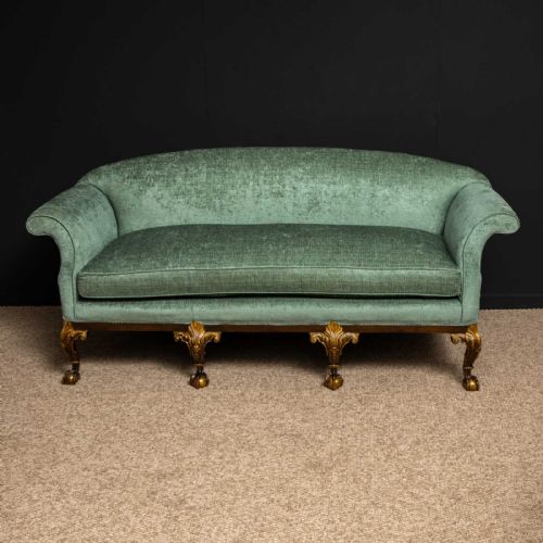 18th century style walnut sofa - CATEGORY: ANTIQUE SOFAS - DATED 1920