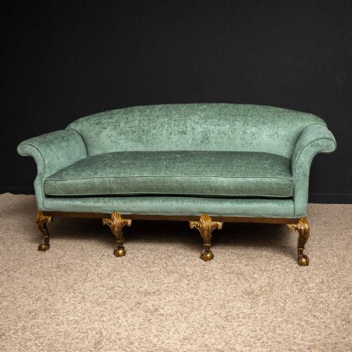 18TH CENTURY STYLE WALNUT SOFA - ADDITIONAL PHOTO 3