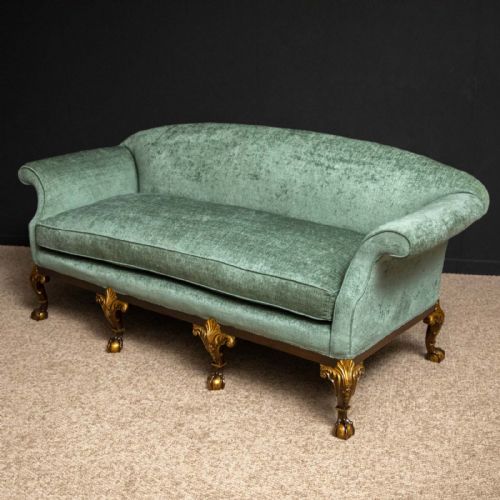 18TH CENTURY STYLE WALNUT SOFA - ADDITIONAL PHOTO 4