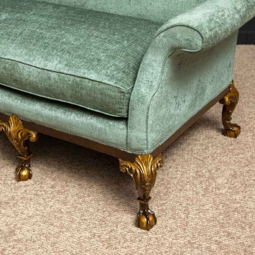 18TH CENTURY STYLE WALNUT SOFA - ADDITIONAL PHOTO 5