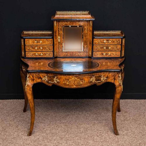 VICTORIAN WALNUT BONHUER DE JOUR - ADDITIONAL PHOTO 1
