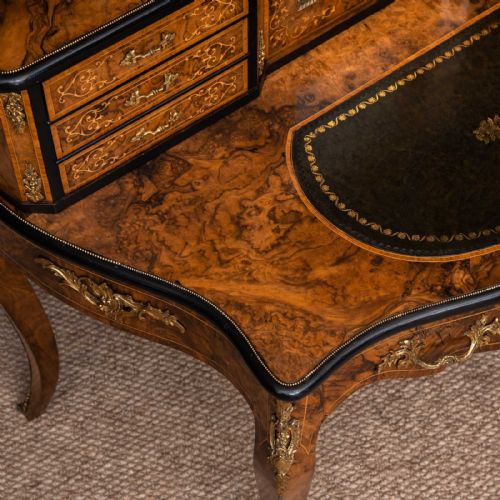 VICTORIAN WALNUT BONHUER DE JOUR - ADDITIONAL PHOTO 23