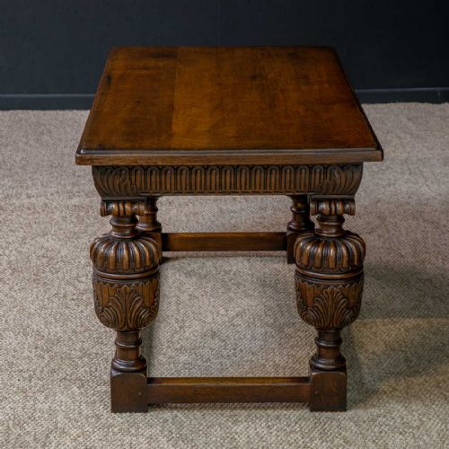 ELIZABETHAN STYLE OAK REFECTORY TABLE - ADDITIONAL PHOTO 5