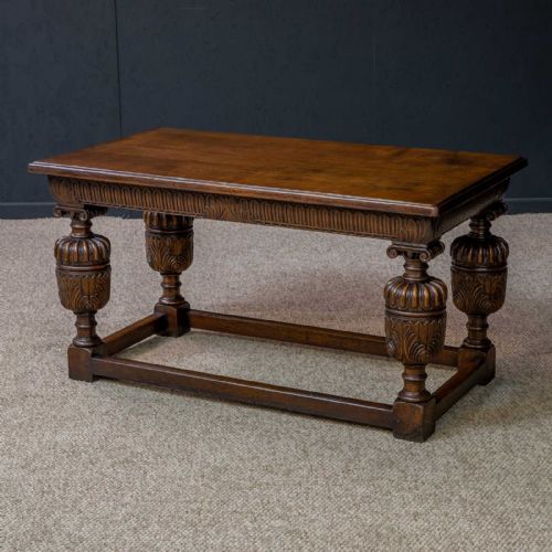 ELIZABETHAN STYLE OAK REFECTORY TABLE - ADDITIONAL PHOTO 6