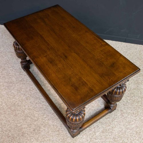ELIZABETHAN STYLE OAK REFECTORY TABLE - ADDITIONAL PHOTO 10