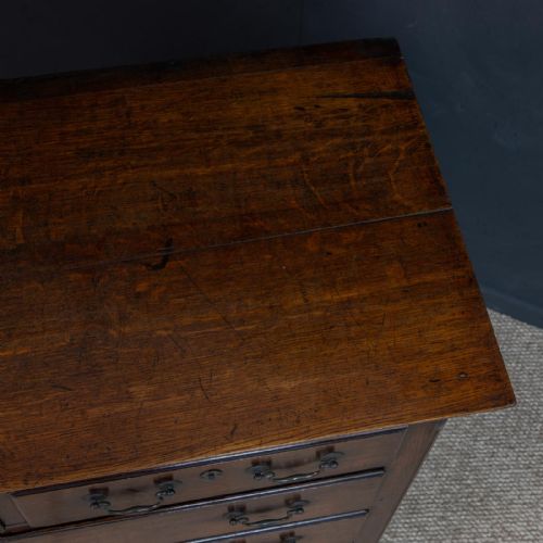 GEORGIAN OAK CHEST OF DRAWERS - ADDITIONAL PHOTO 6