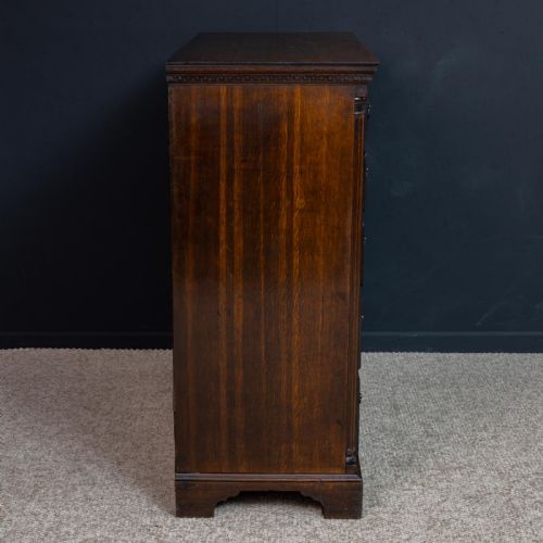 GEORGIAN OAK CHEST OF DRAWERS - ADDITIONAL PHOTO 9