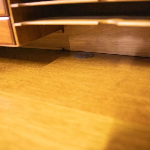 EDWARDIAN OAK ROLL TOP DESK BY HLL - ADDITIONAL PHOTO 19