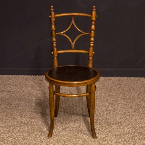 SET OF FOUR EDWARDIAN BENTWOOD CHAIRS - ADDITIONAL PHOTO 2