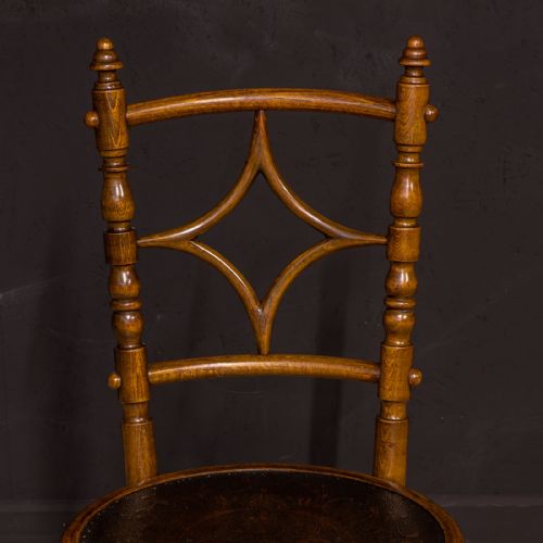 SET OF FOUR EDWARDIAN BENTWOOD CHAIRS - ADDITIONAL PHOTO 3