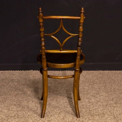 SET OF FOUR EDWARDIAN BENTWOOD CHAIRS - ADDITIONAL PHOTO 5