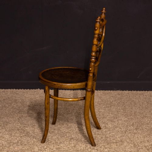 SET OF FOUR EDWARDIAN BENTWOOD CHAIRS - ADDITIONAL PHOTO 6