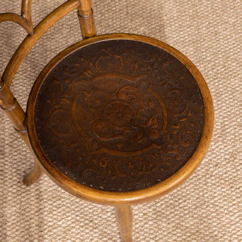 SET OF FOUR EDWARDIAN BENTWOOD CHAIRS - ADDITIONAL PHOTO 7