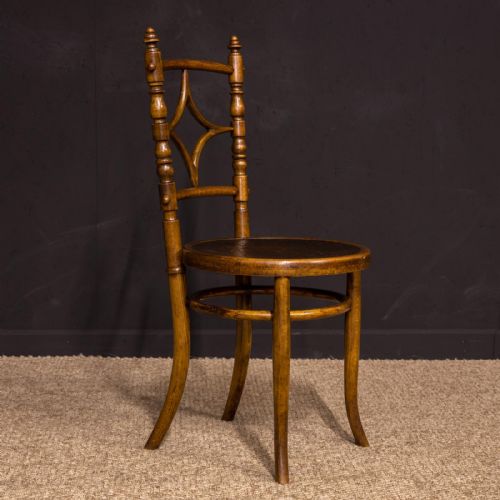 SET OF FOUR EDWARDIAN BENTWOOD CHAIRS - ADDITIONAL PHOTO 9