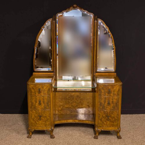WALNUT DRESSING MIRROR BY BERICK - ADDITIONAL PHOTO 1