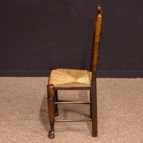 SET OF EIGHT GEORGIAN LANCASHIRE SPINDLEBACK CHAIRS - ADDITIONAL PHOTO 16