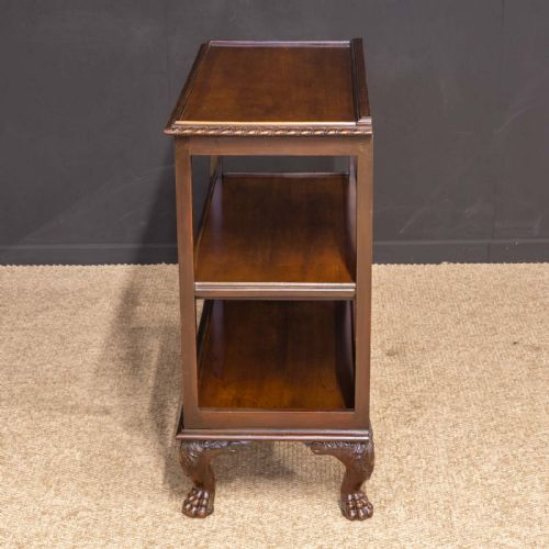 EDWARDIAN WALNUT DUMBWAITER - ADDITIONAL PHOTO 2