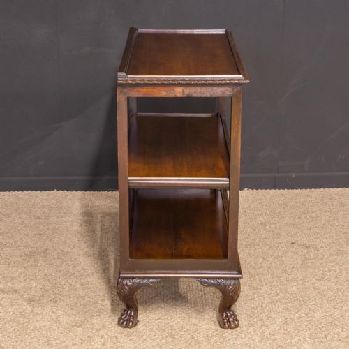 EDWARDIAN WALNUT DUMBWAITER - ADDITIONAL PHOTO 5