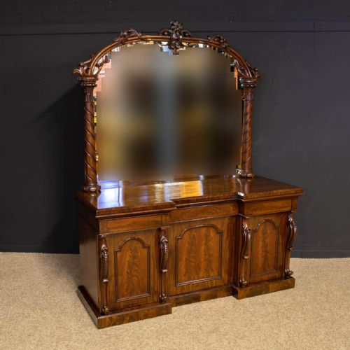 MID VICTORIAN MAHOGANY SIDEBOARD - ADDITIONAL PHOTO 1