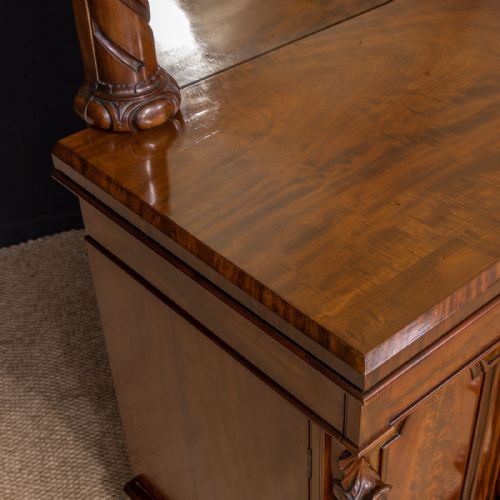 MID VICTORIAN MAHOGANY SIDEBOARD - ADDITIONAL PHOTO 2