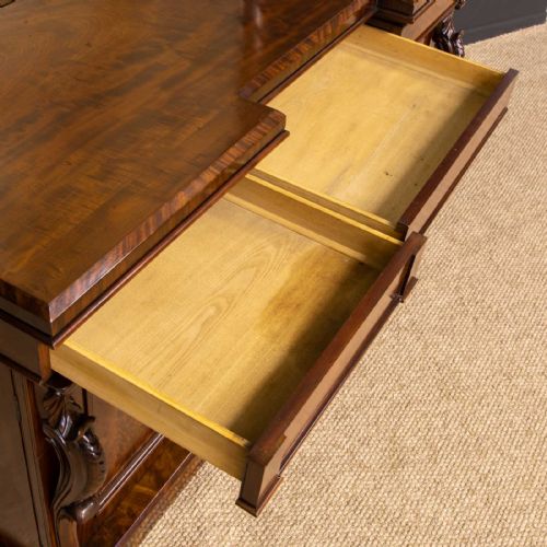 MID VICTORIAN MAHOGANY SIDEBOARD - ADDITIONAL PHOTO 4