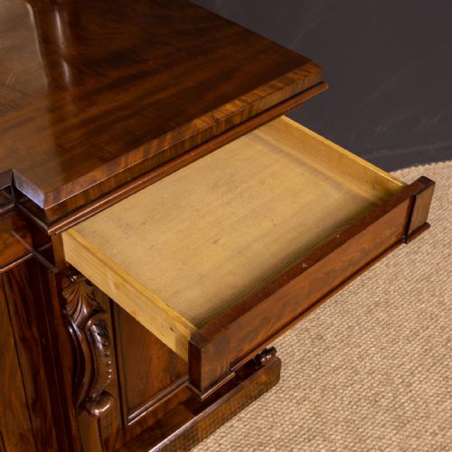 MID VICTORIAN MAHOGANY SIDEBOARD - ADDITIONAL PHOTO 7