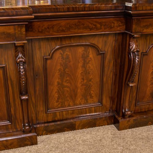 MID VICTORIAN MAHOGANY SIDEBOARD - ADDITIONAL PHOTO 14