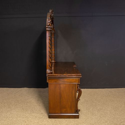 MID VICTORIAN MAHOGANY SIDEBOARD - ADDITIONAL PHOTO 17